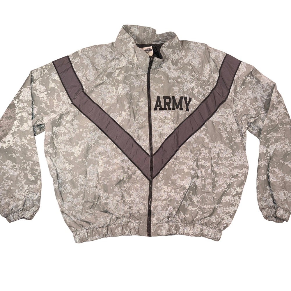 Skilcraft Army IPFU PFU Jacket Small Regular Mens Gray Reflective Digital Camo